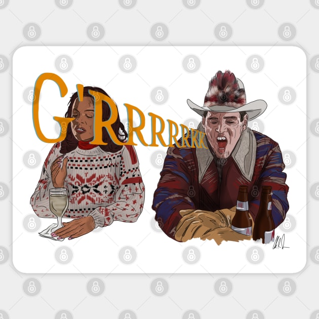 Dumb & Dumber: Belch Sticker by 51Deesigns